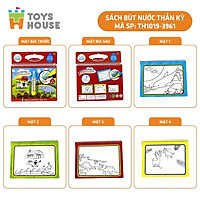 Sách tô màu bút nước thần kỳ ToysHouse cho trẻ em 3-4-5 tuổi, giúp trẻ em phát triển kỹ năng Montessori