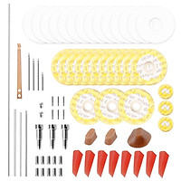Flute Repair Maintenance Tools Kit Screws+Gaskets+Pads+Dowels+Reed Musical Instrument Accessories