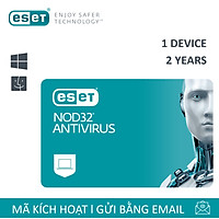 Phần mềm diệt Virus Eset Nod32 Antivirus 1 User 2 Years - Bản quyền 1 Máy/2 Năm - Hàng Chính Hãng