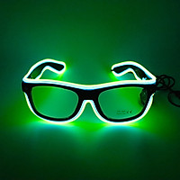 LED Glasses 10 Colors Optional Light Up El Wire Neon Rave Glasses Twinkle Glowing Party Club Holiday Bar Decorative