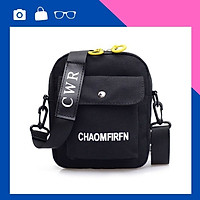 Túi tote trơn vải đeo chéo – Túi đeo chéo nữ mini đi học canvas mềm TA149
