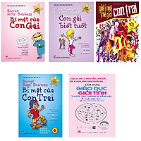 Combo Bí Mật Của Con Gái + Con Gái Biết Tuốt + Bí Mật Của Con Trai + Giải Mã Thế Giới Con Trai + Cẩm Nang Giáo Dục Giới Tính