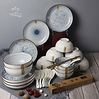 Bộ Bát Đĩa Cao Cấp - Bộ Bát Phong Cách Nhật Bản - BA08
