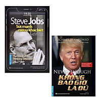 Combo sách Steve Jobs - Sức Mạnh Của Sự Khác Biệt (Tái Bản 2021) + Donald Trump - Không Bao Giờ Là Đủ