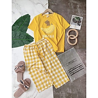 Đồ bộ mặc nhà họa tiết quả chuối Q01