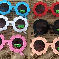 Plastic Frame Children's Decorative Round Lens Fashion Sunglasses Cute Glasses