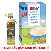 COMBO Ăn dặm khởi đầu Hipp - Dầu Olive Dintel ép nguyên chất 100% (chai thủy tinh 100ml)