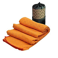 Khăn trải thảm yoga hạt cao su non (kèm túi đựng)