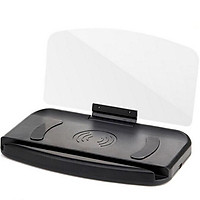 Creative HUD HD Car Phone Holder Wirless Fast Charge Navigation Display Projector
