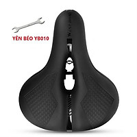 Yên xe đạp siêu êm chống ê mông Westbiking có phản quang + cờ lê YB010