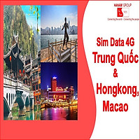 Sim Data 4G Trung Quốc-Hồng Công-Macao Không Giới Hạn Dung Lượng