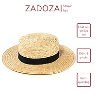 Mũ cói đi biển Gaucho basic M19-15