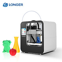 LONGER Cube 2 Mini Desktop 3D Printer Fully Assembled with 2.8 Inch LCD Touchscreen 120*140*105mm Print Size Detachable