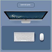 Bàn Di Chuột, Miếng Lót Chuột, Deskpad Thảm Da Trải Bàn Làm Việc Bằng Da PU Chống Thấm Nước, Nhiều Màu