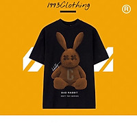 ÁO THUN TAY LỠ FOM RỘNG BAD HABIT NÂU LOCAL BRAND UNISEX NAM NỮ VẢI COTTON MỀM MỊN MÁT, 1993CLOTHING