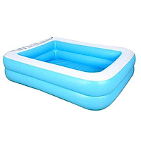 Large 50" x 35" Family Inflatable Swimming Pool Backyard for Kids Swim Bathtub