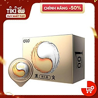Bao cao su OLO tăng hưng phấn Ice & Fire lửa băng, siêu mỏng, nhiều gel - Hộp 10 bcs