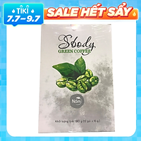 Nấm Hỗ Trợ Giảm Cân Sbody Green Coffee - 100% Thiên Nhiên (Hộp 12 gói /180G) Đốt Mỡ và Kiểm Soát Cân Nặng - Cà Phê Xanh Hỗ Trợ Giảm Cân AN TOÀN & HIỆU QUẢ!