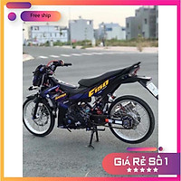 Tem rời xanh dành cho satria Fi xanh vàng đen