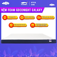 Nệm Foam Goodnight Galaxy Greentea êm ái, mềm mại, tinh chất trà xanh kháng khuẩn khử mùi