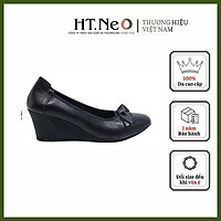 Giày nữ trung niên HT.NEO da bò cao cấp siêu mềm và êm chân kiểu dáng lịch sự đứng đắn rất hợp người trung tuổi NU05-NDA