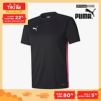 PUMA - Áo thun thể thao cổ tròn tay ngắn phom unisex Teamsport 656811-21