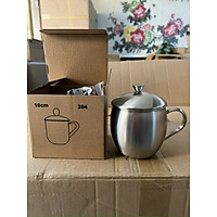 Ca uống nước inox có nắp đậy 900 ml