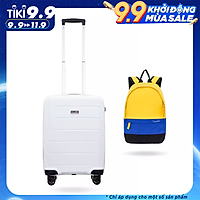 Vali du lịch LUG thương hiệu Lusetti LS1801BFD: 100% nhựa PP Chống bể vỡ, chống trầy xước,khoang chứa rộng rãi