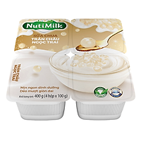 Lốc 4 sữa chua Nutimilk trân châu ngọc trai 100g - 04394