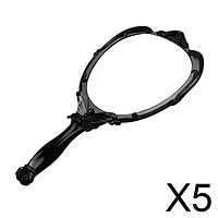 5xVintage Large Handheld Foldable Cosmetic Makeup Desktop Mirror with Handle