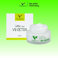 Mặt Nạ Thải Độc V9Queen, Ngăn Ngừa Mụn Nám, Dưỡng Trắng Da