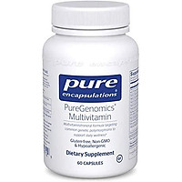Pure Encapsulations - PureGenomics Multivitamin - Hypoallergenic Multivitamin/Mineral Complex - 60 Capsules