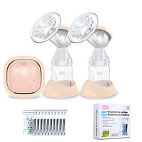 Máy hút sữa điện đôi Fatzbaby Resonance 3 FB1160VN - Tặng 1 hộp túi trữ sữa Unimom 210ml UM870350