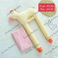 Gối đa năng, gối chặn chữ U cho bé hình thú.