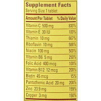 Viên Uống Nature Made Stress B Complex Bổ Sung Kẽm (75 Viên x 3 Hộp)