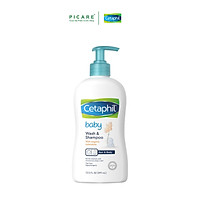 Sữa tắm gội dịu nhẹ cho bé Cetaphil Baby Wash & Shampoo with Organic Calendula 400ml