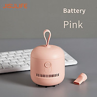 JISULIFE Mini Crumb Vacuum Cleaner Portable Desktop Dust Sweeper Portable Smart Desk Vacuum Cleaner Keyboard Cleaner for