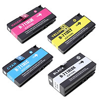 4 Colors Ink Cartridges for HP711 CZ133A CZ130A CZ131A CZ132A