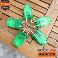 Phích cắm điện đúc siêu bền - Có đèn led báo nguồn