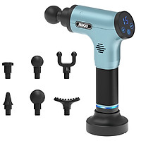 Súng massage cầm tay pin sạc Nhật Bản NIKIO NK-172 - 110W - Xanh ngọc