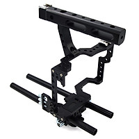 Camera Video Cage Kit w/Handle Grip for Sony A7 A7r A7s II A6300 A6000