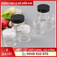 Hủ Nhựa ️ Hủ Nhựa Cao Chiết Mỹ Phẩm Thân Trong Có Lót 10g Dùng Chiết Kem, Chiết Bột, Sang Chiết Mỹ Phẩm Du Lịch