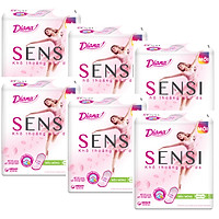 Combo 6 Băng Vệ Sinh Diana Sensi Siêu Mỏng Không Cánh (Gói 8 Miếng)