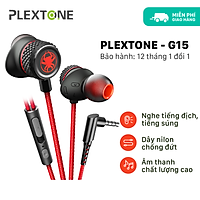 Tai nghe chuyên game dành cho game thủ Plextone G15 - Có Mic - Hàng Chính Hãng