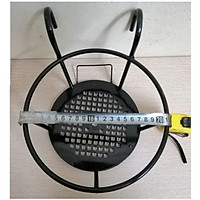 Combo 5 GIỎ SẮT Treo Chậu Hoa Ban Công Hình Tròn - Màu Đen