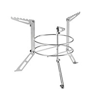 Portable Collapsible Stainless Steel Camping Alcohol Stove Rack Stove Stand Support
