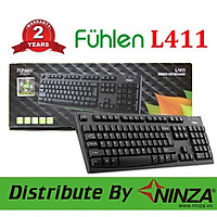 Bàn phím có dây Fuhlen L411 dùng cho văn phòng hoặc chơi game hàng chính hãng Ninza