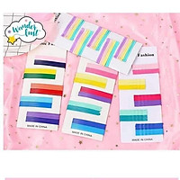 Vỉ 50 kẹp tóc cầu vồng hót hít