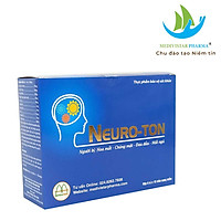 01 Hộp dưỡng Não NEUROTON, giúp hoạt huyết dưỡng não, hỗ trợ phòng chống giảm Trí nhớ, Tai biến đột quỵ, người hay Đau đầu,Hoa mắt, Chóng mặt, Ù tai, Thiếu máu lên não, phòng ngừa giảm nguy cơ huyết khối (Hộp 60 viên nang mềm)