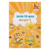Sách Tô Màu 4D Ekidar Chủ Đề Hoa Quả